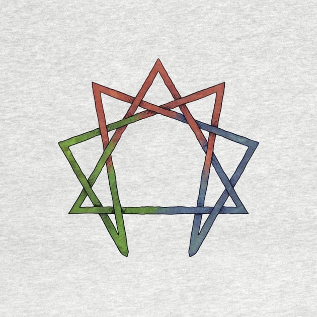 Enneagram - Celtic Knot by 48Tuesdays